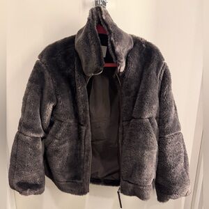 H&M oversized Faux Fur Jacket